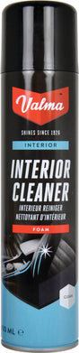 Limpiador de interiores Valma - limpiador en espuma para el interior del coche - elimina suciedad y manchas - apto para cuero y plástico - 400ml