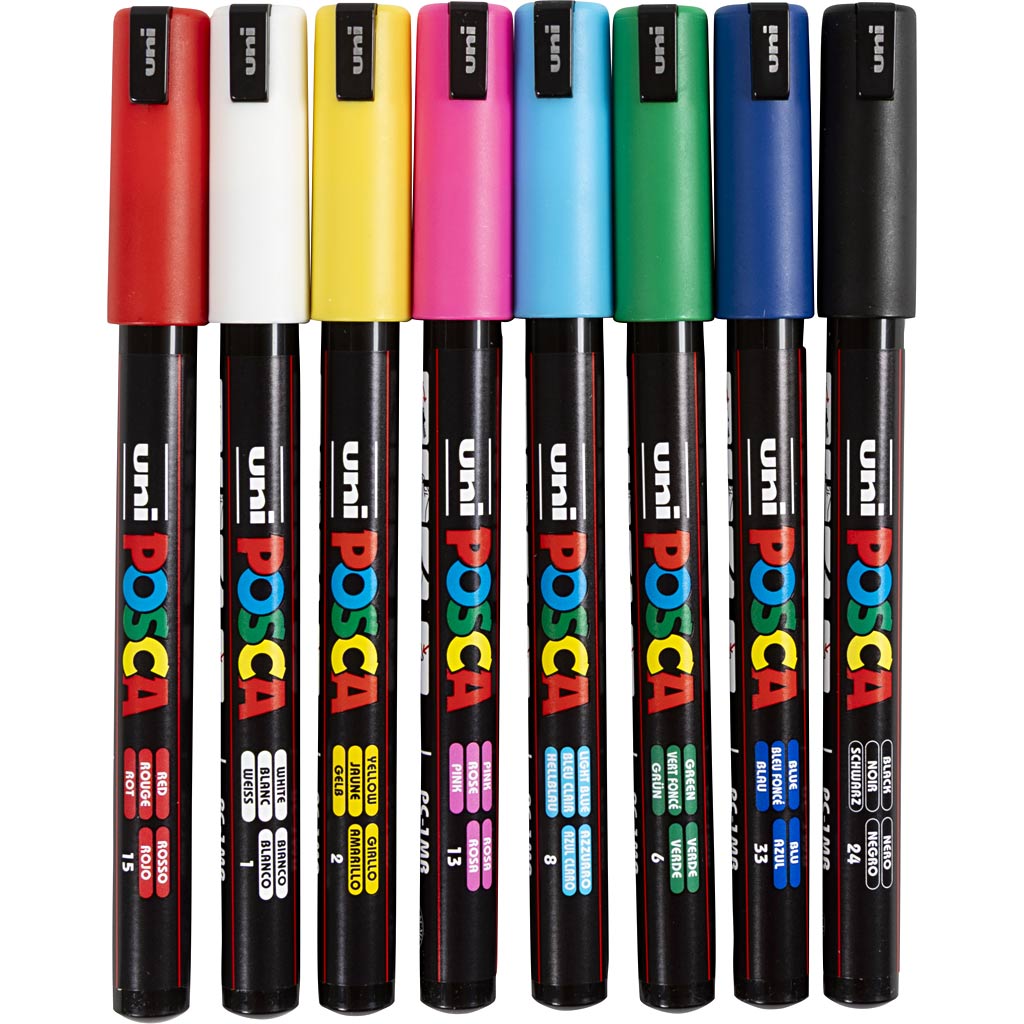 Https: www.cchobby.nl posca-marker-afm-pc-1mr-grosor de línea-0-7-mm-extra-fino-8-piezas-1-pieza