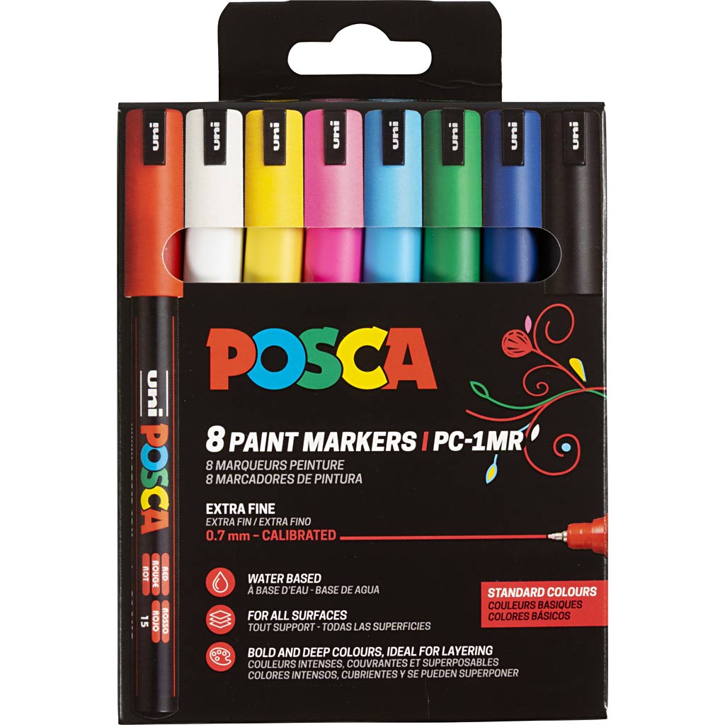 Https: www.cchobby.nl posca-marker-afm-pc-1mr-grosor de línea-0-7-mm-extra-fino-8-piezas-1-pieza