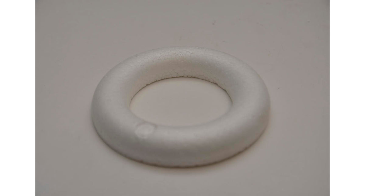 Ring ø 12 x 2 cm half rond styropor