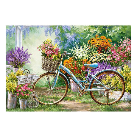 Castorland the flower mart – rompecabezas – 1.000 piezas – acabado satinado – ajuste perfecto – calidad europea