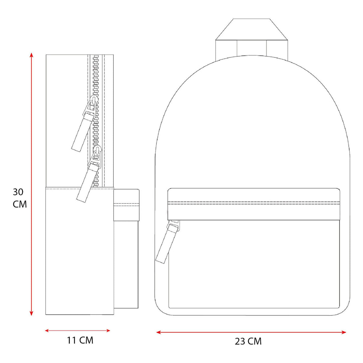 Mochila de vadoBag PRET será suave y niño Teddy Pink