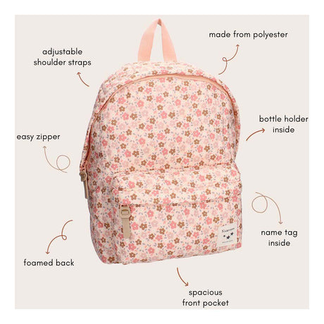 Mochila Kidzroom Lyon prados mágicos flores
