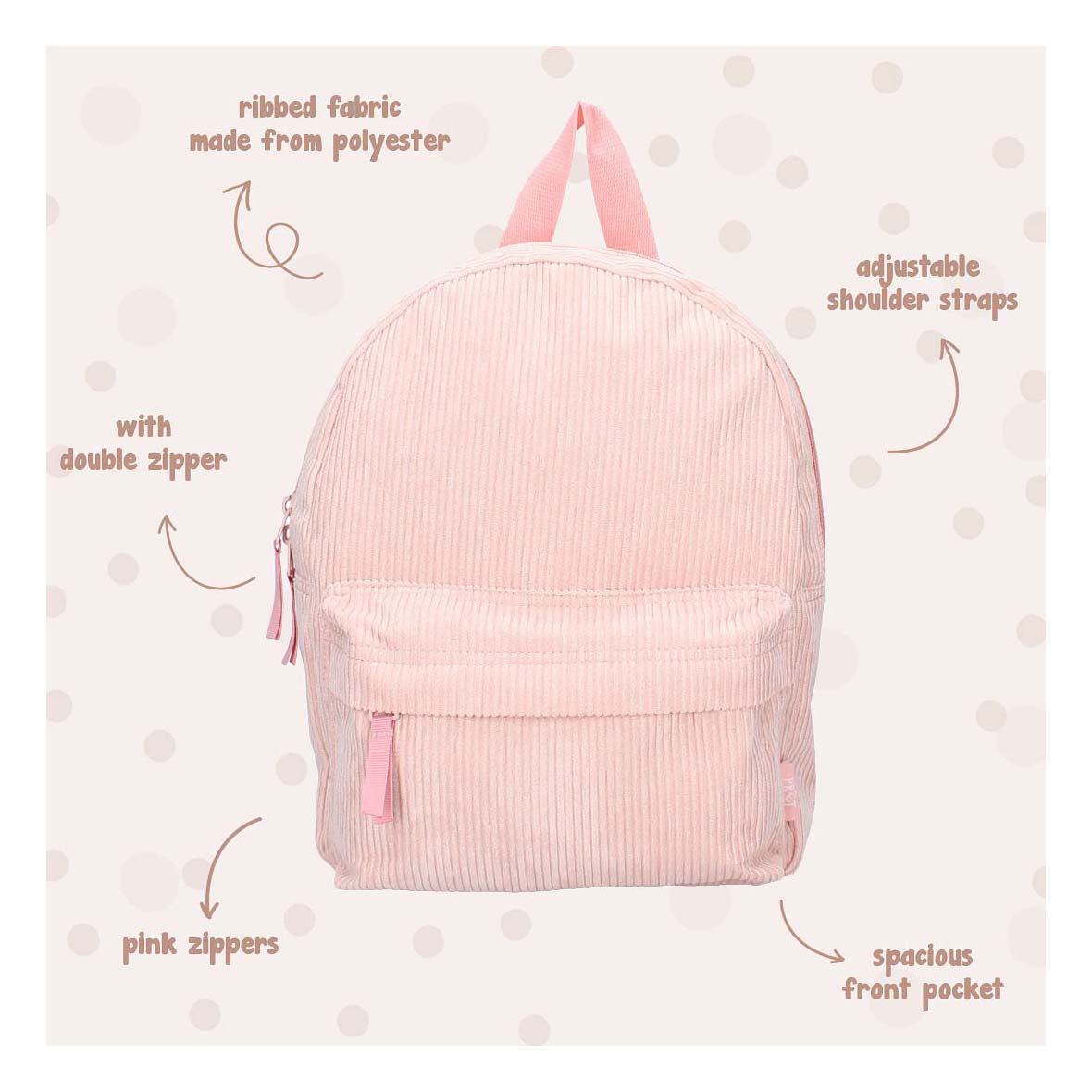 Vadobag divertida mochila corre alrededor rosa