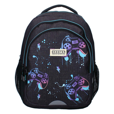 Mochila Vadobag scooter con estampado de cara de juego