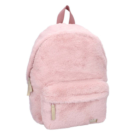 Mochila milky kiss the wow factor Fluffy rosa claro