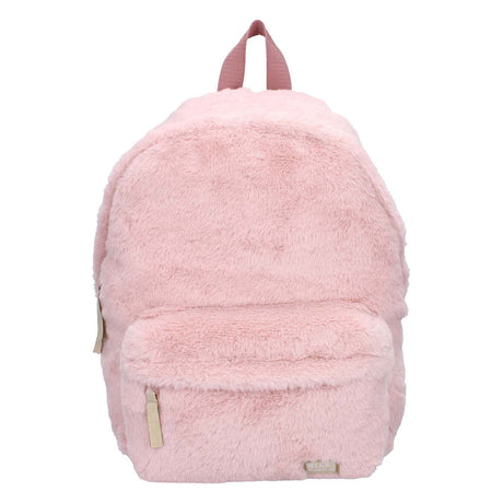 Mochila milky kiss the wow factor Fluffy rosa claro