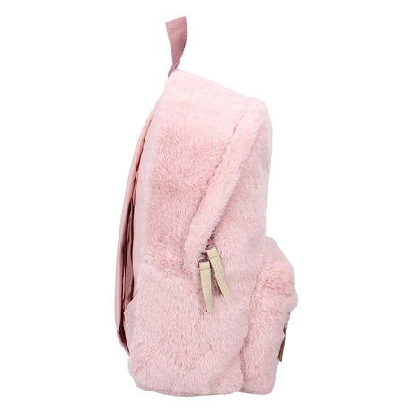 Mochila milky kiss the wow factor Fluffy rosa claro