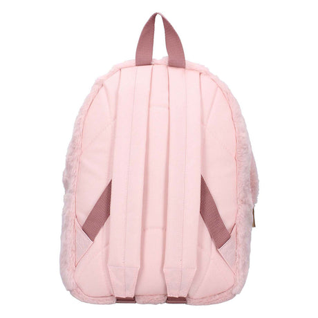 Mochila milky kiss the wow factor Fluffy rosa claro