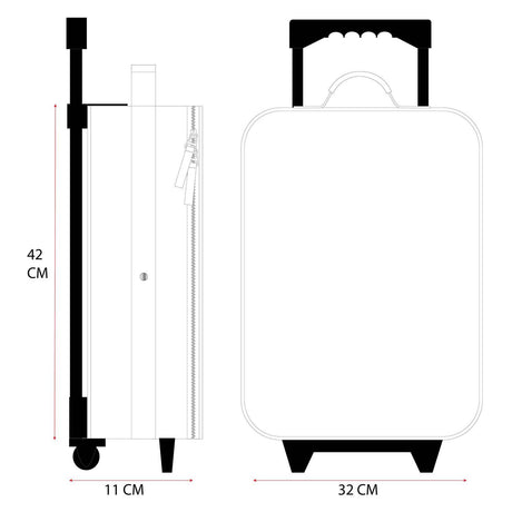 Vadobag fien y teun maleta trolley amigos animales