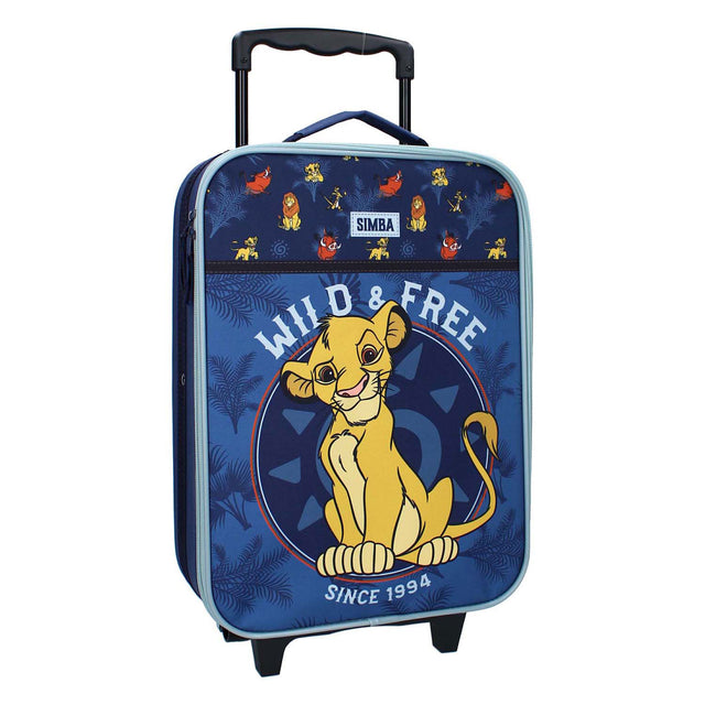 Maleta con ruedas vadobag el rey león (simba) hecha para rodar