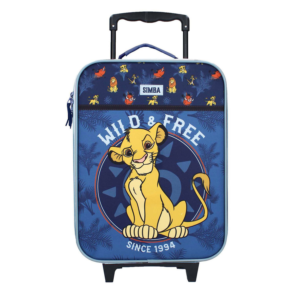 Maleta con ruedas vadobag el rey león (simba) hecha para rodar