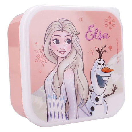 Vadobag caja de snacks congelados y caja de frutas verde claro y rosa - 3 en 1
