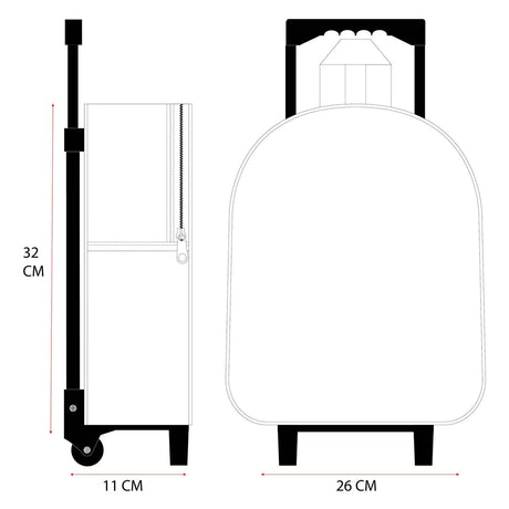 Mochila trolley vadobag stitch 3d grandes escapadas