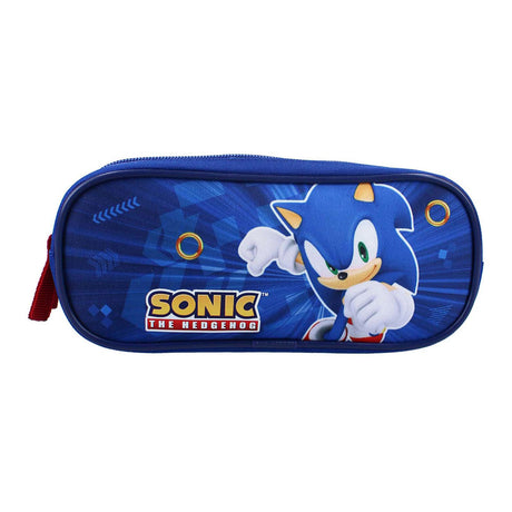 Estuche Vadobag Sonic Still Unstoppable, 2 compartimentos - azul