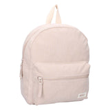 Vadobag mochila divertida cresta y fila - beige