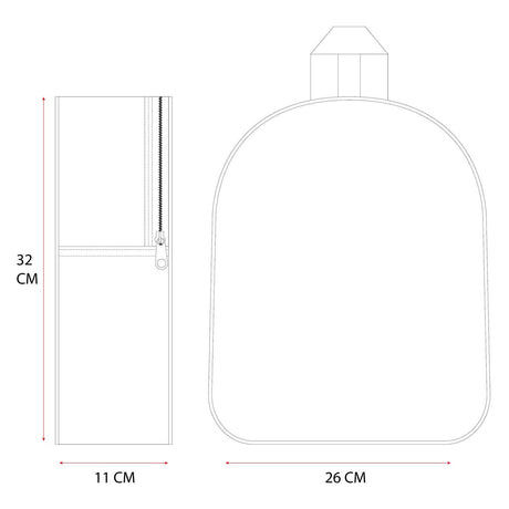 Mochila puntada vadobag 3d simplemente especial