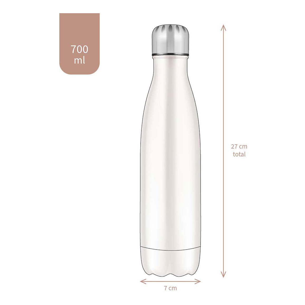 Botella Vadobag puntada sedienta de más - 700ml