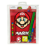 Juego de escritura Undercover Super Mario, 7 piezas.