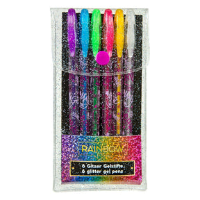 Unbover Rainbow High Glittergelpennen, 6st.