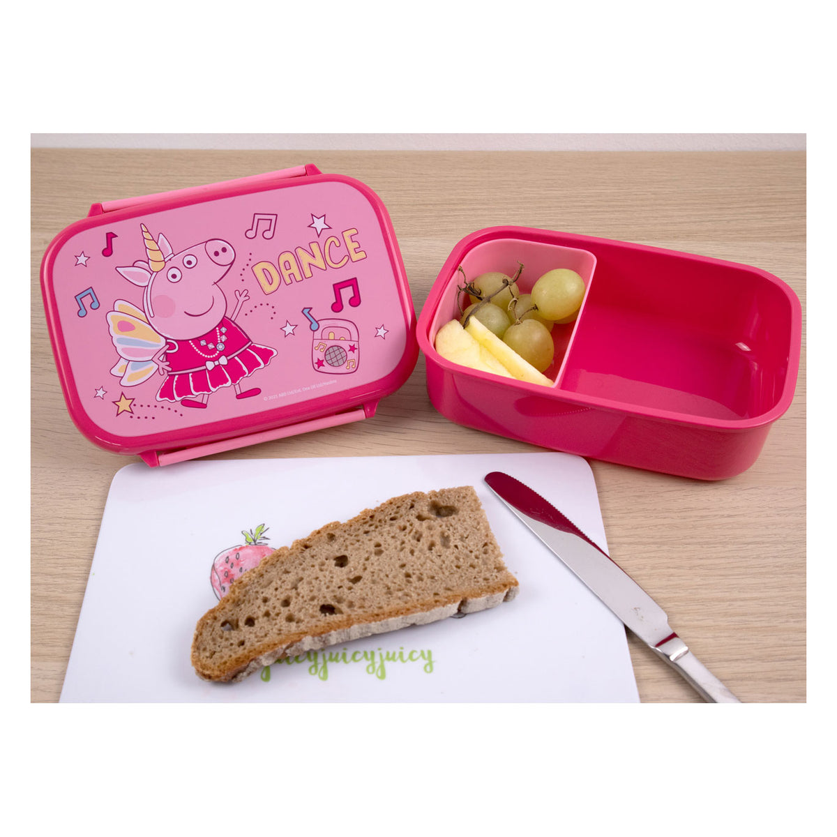 Fiambrera peppa pig rosa