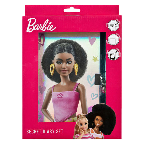 Diario secreto encubierto Barbie con lápiz UV