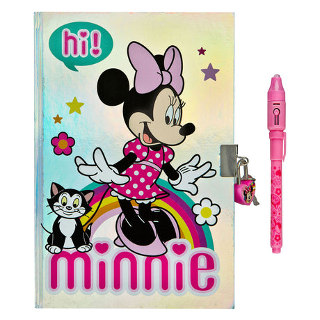 Diario secreto encubierto Minnie Mouse con Pen UV-Pen