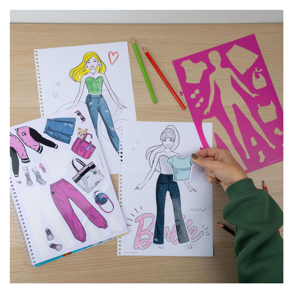 Set de artesanía Barbie de diseñador de moda encubierto