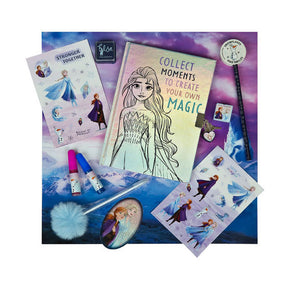 Conjunto de diario congelado de Disney con brillo encubierto
