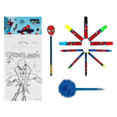 Conjunto de color encubierto Spiderman en la mochila