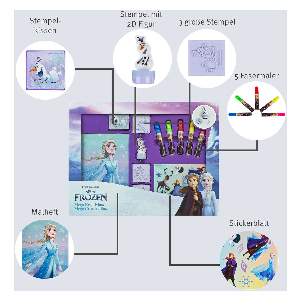 Disney frozen mega set de manualidades frozen