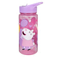 Undercover świnka peppa series - botella de agua - 500 ml - con vaso - sin BPA