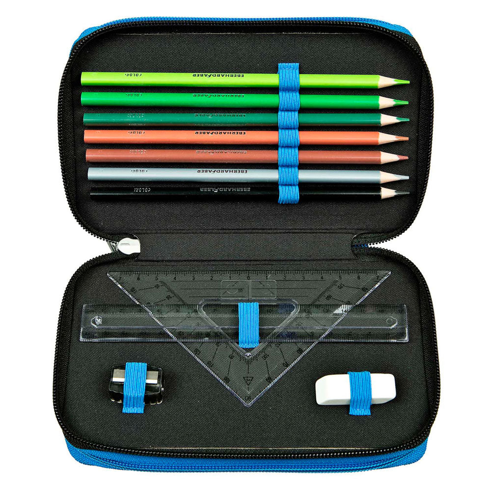 Estuche relleno undercover super mario 3 compartimentos