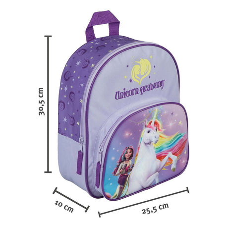 Mochila de la academia de unicornio encubierta