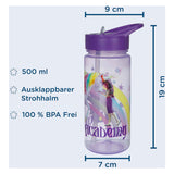 Vaso Undercover Unicorn Academy de 500 ml con diseño de arcoíris de unicornio.