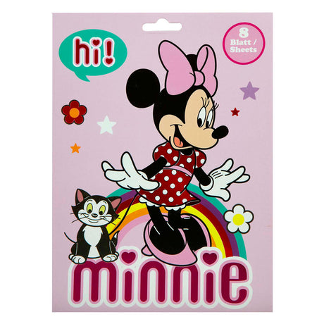 Libro de pegatinas Undercover Minnie Mouse con 8 hojas