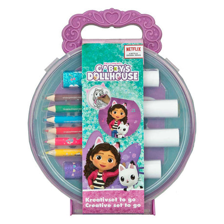 Juego creativo para colorear de la casa de muñecas de Undercover Gabby en estuche