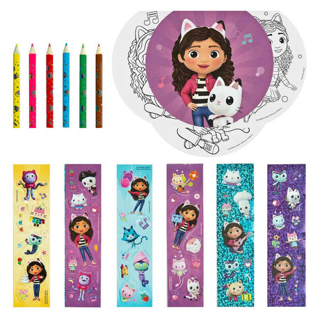 Juego creativo para colorear de la casa de muñecas de Undercover Gabby en estuche