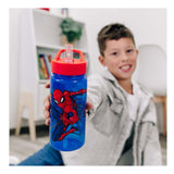 Vaso Spiderman 500 ml azul rojo