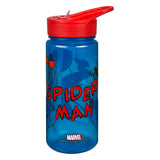 Lonchera encubierta y botella para beber de Spiderman.