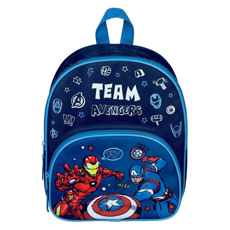 Mochila undercover vengadores con bolsillo delantero