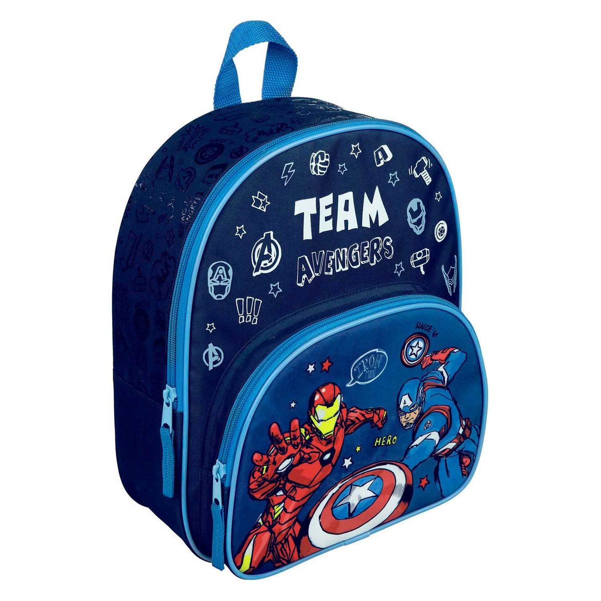 Mochila undercover vengadores con bolsillo delantero