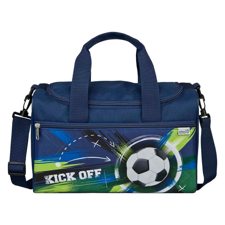 Bolsa deportiva encubierta de fútbol.