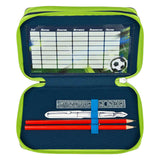 Bolsa de fútbol de tres compartimentos encubierta