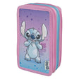 Estuche undercover tres compartimentos puntada