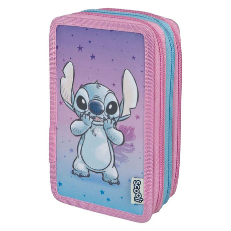 Estuche undercover tres compartimentos puntada