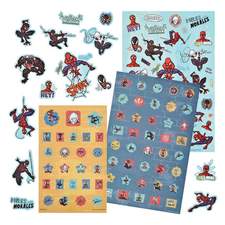 Juego de súper pegatinas de Spider-Man Spiderman - más de 500 piezas.