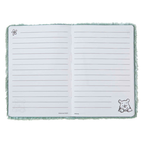 Cuaderno de peluche encubierto a5 winnie the pooh