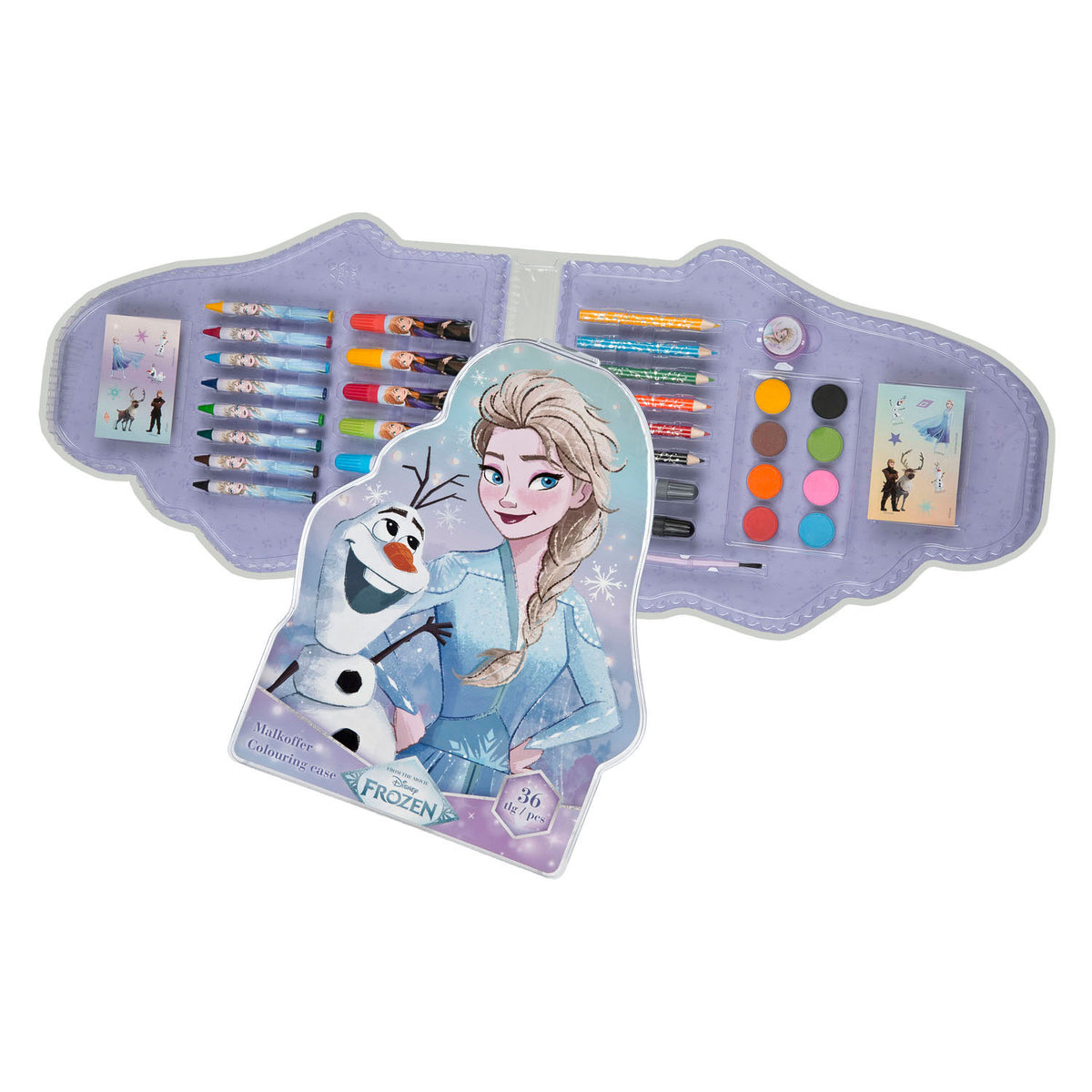 Estuche color undercover frozen - 36 uds.