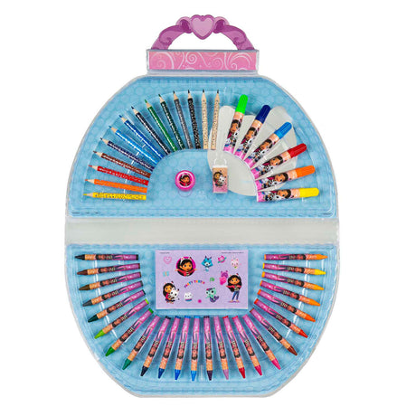 Estuche para colorear Undercover La casa de muñecas de Gabby - 51 uds.